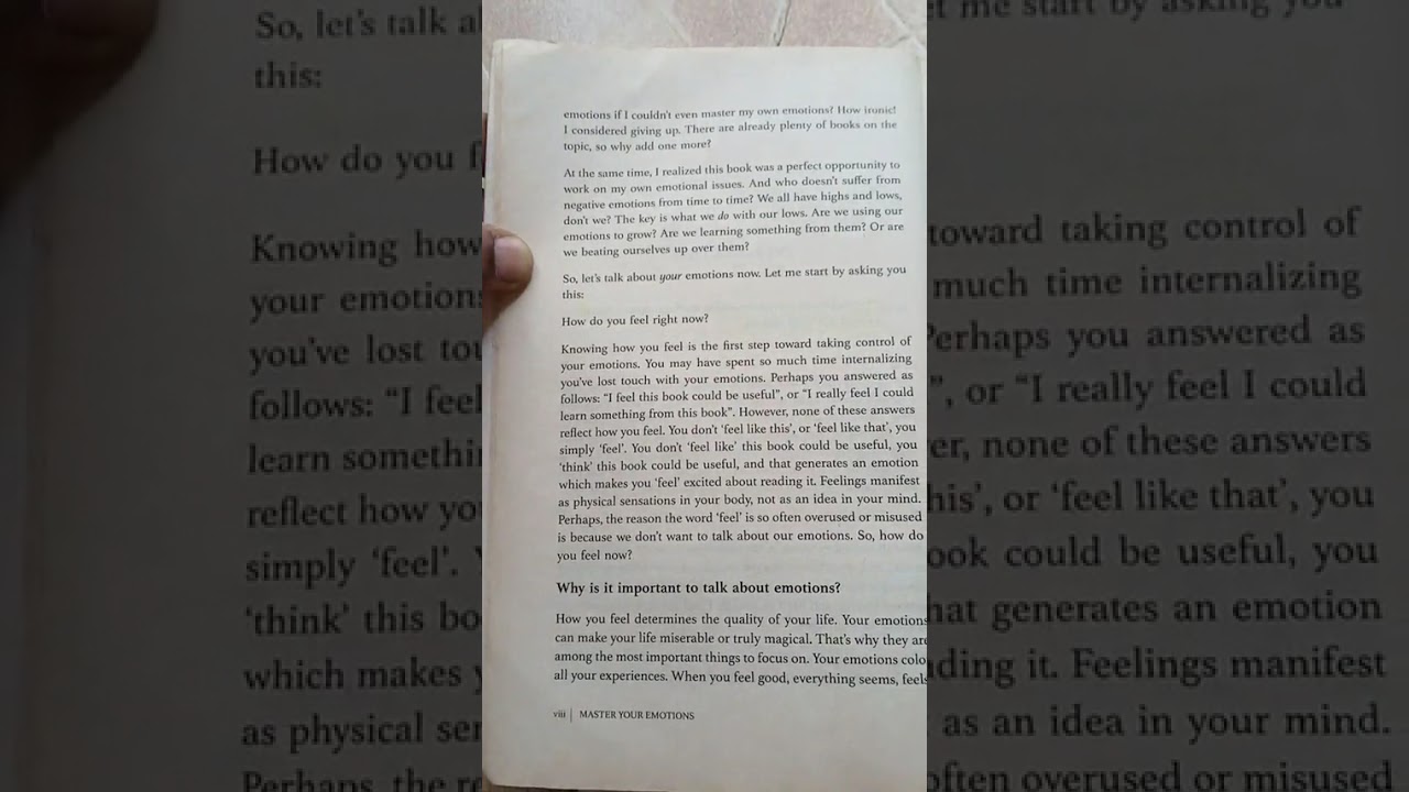 Master your emotions | Thibaut Meurisse #book #reading 