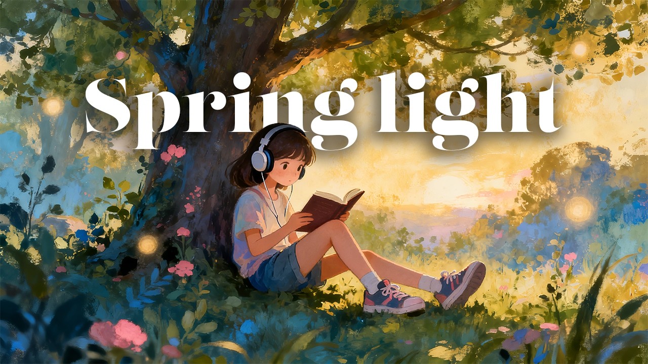 Spring Light ☀️ 1-hour Gentle Instrumental Chill Mix for Relaxing & Studying
