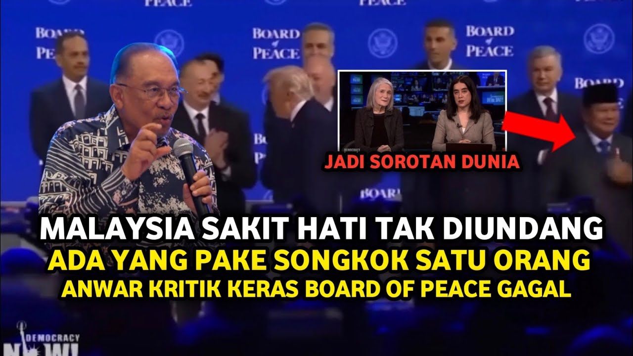 DPR SERTA MEDIA MALAYSIA HEBOH❗ INDONESIA JADI SOROTAN DUNIA GABUNG BOARD OF PEACE 