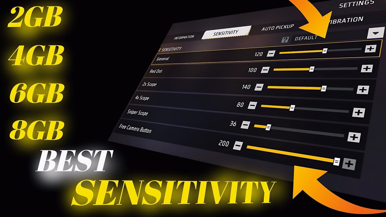 Free Fire Auto Headshot Sensitivity Settings 2025 | All Devices || Free Fire Sensitivity New Update
