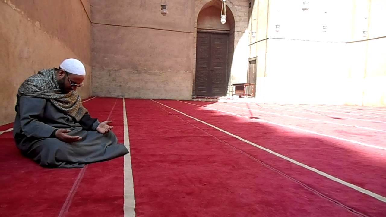 CAIRO - the muezzin of the Sultan Hassan Mosque