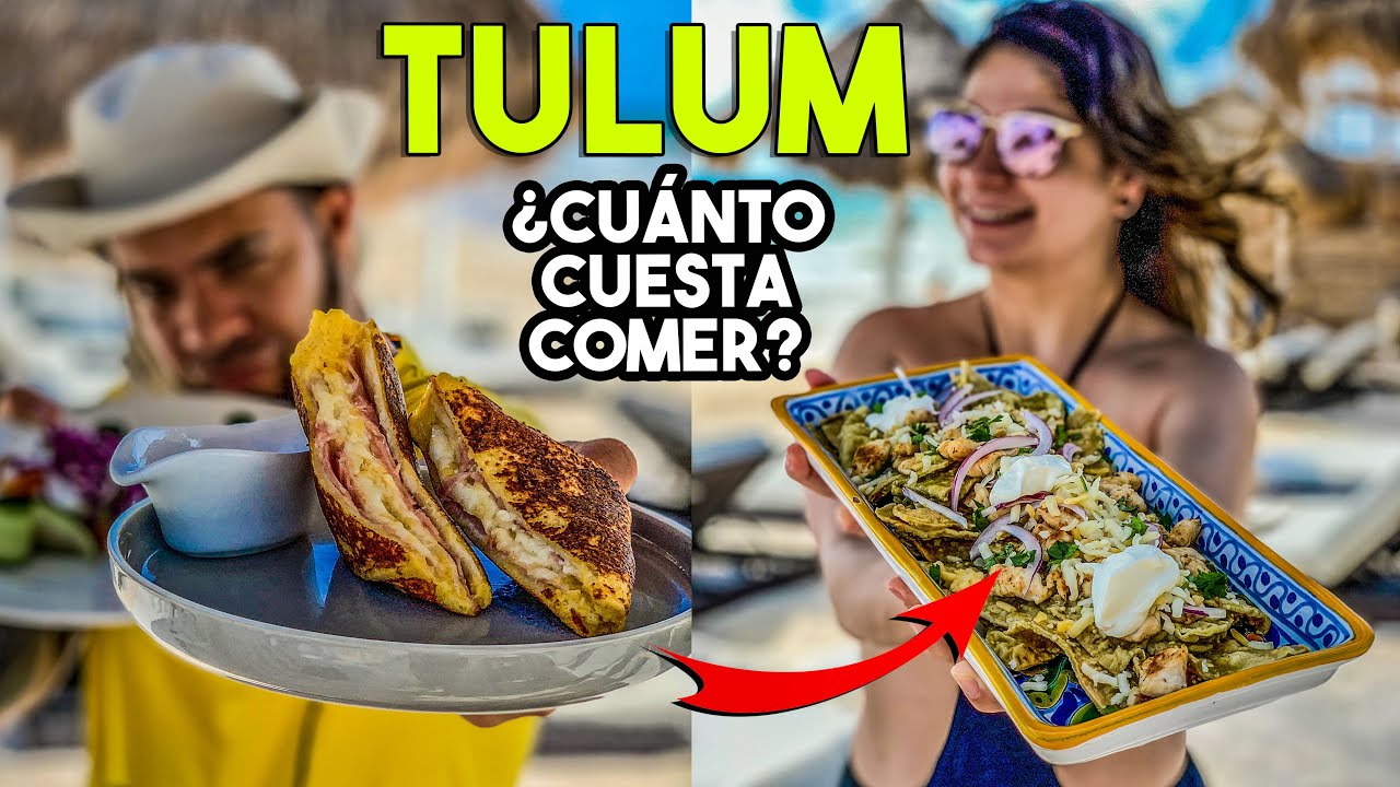24 horas COMIENDO en TULUM las Playas mas Caras de Latinoamerica
