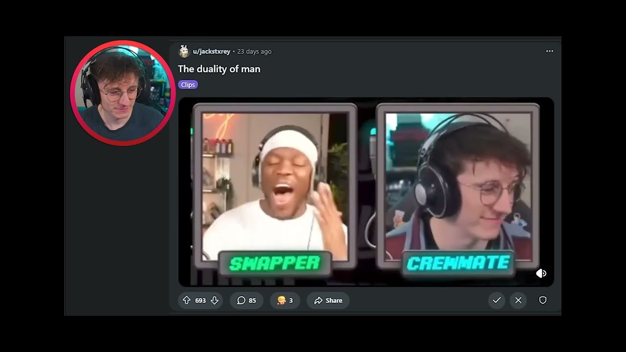 JackSucksAtLife hearing 67 for the first time ⊙⁠﹏⁠⊙ (From 