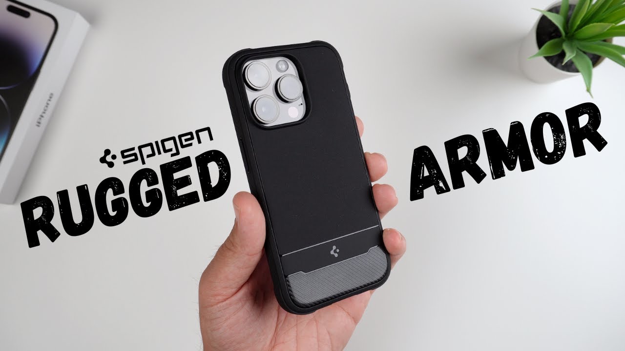 iPhone 14 Pro Case - SPIGEN Rugged Armor (MagFit)