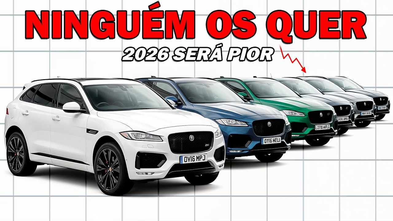 Modelos que as concessionárias não conseguem vender | O problema vai piorar em 2026