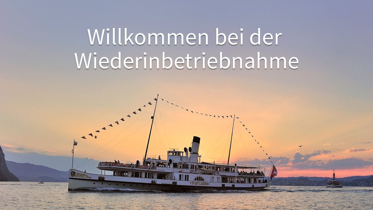 Leinen los für die „Stadt Luzern“