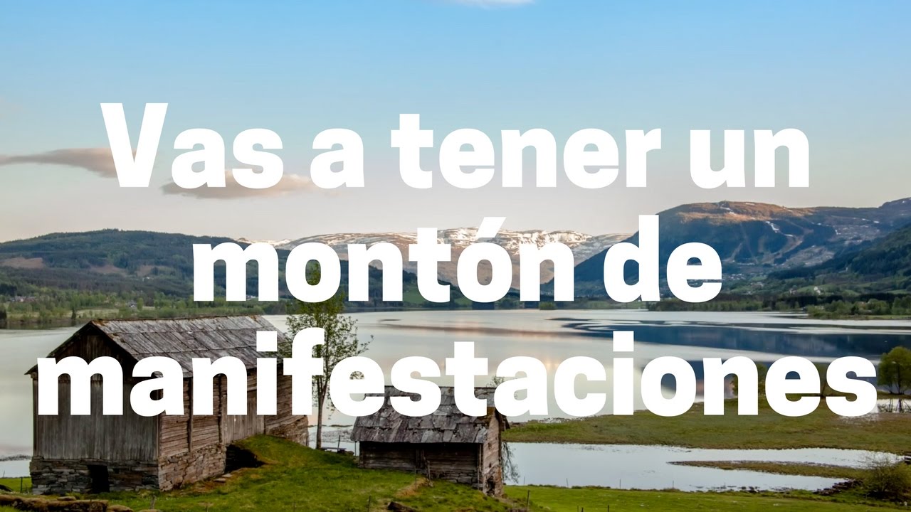 Vas a tener un montón de manifestaciones ~ Abraham-Hicks en español ~ Metafísica y manifestación