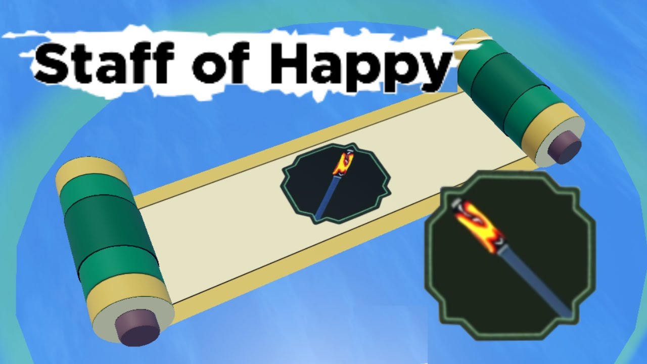 STAFF OF HAPPY spawn location + drop + showcase + Happy Beast Boss Gen 3 location | Shindo Life