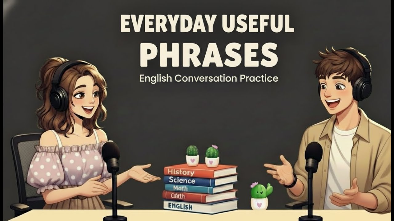 ENGLISH TALK CLASS | Everyday Useful Phrases in English | Real English Conversation Practice Podcast