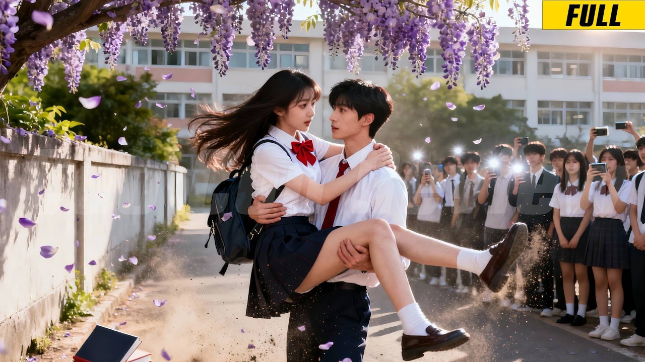 Ai cũng nghĩ nam thần không yêu ai, cho đến khi anh hôn cô gái tội nghiệp nhảy từ tường xuống.