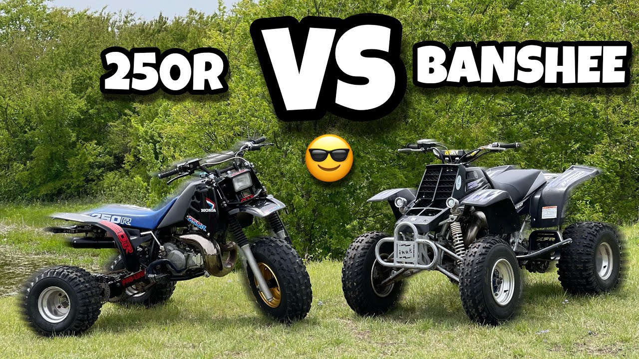 250R VS Banshee | Honda 250R VS Yamaha Banshee