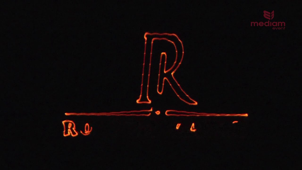 Pokaz laserowy Animacja Laserowa 4 SPINS ROLESKI RANCH 2015 MEDIAM EVENT