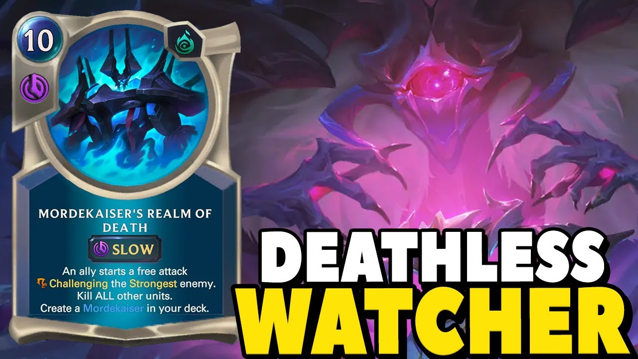Deathless Watcher - Lissandra & Mordekaiser Deck - Legends of Runeterra
