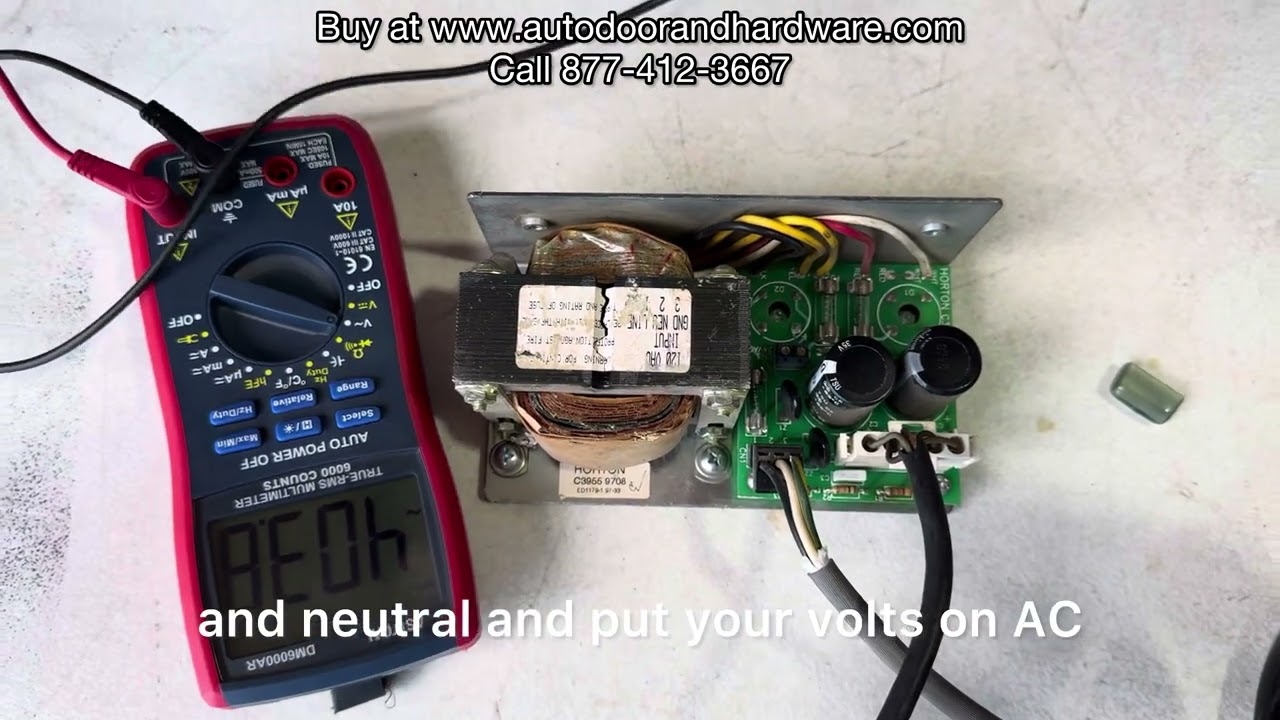 How To Troubleshoot a Horton Automatic Door Power Supply