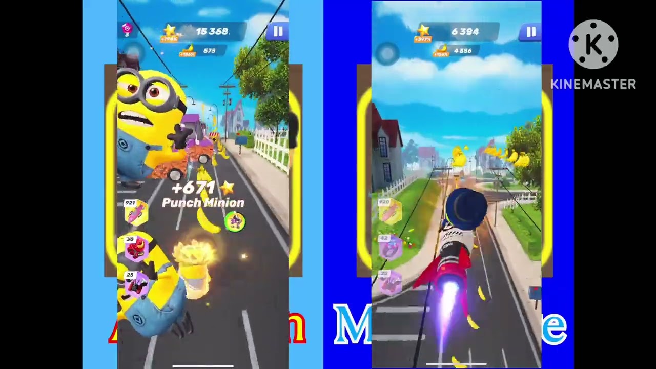 Minion Rush Unity Athenian Minion and Millionaire Minion goes to Residential area