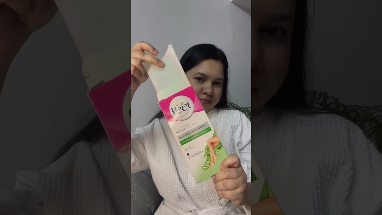 Veet Ready-To-Use Wax Strips in 3 simple steps get salon smooth finish at home 
