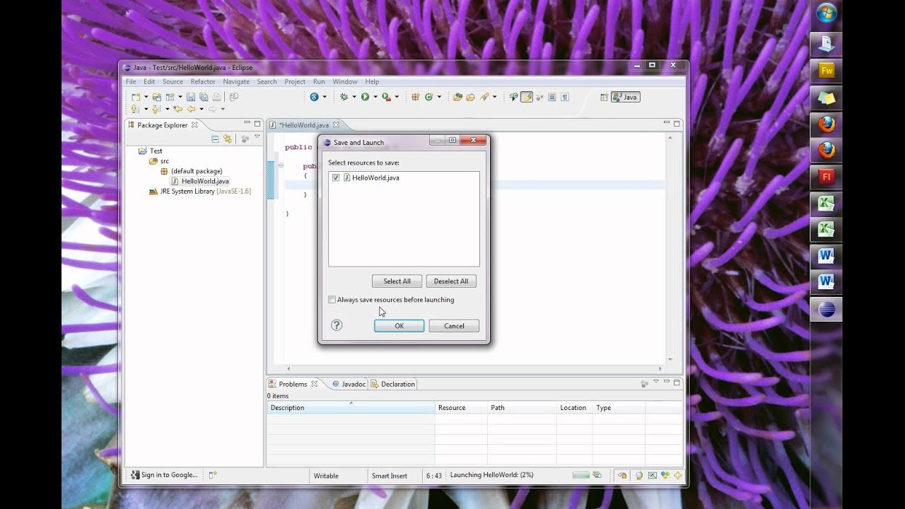 Finding Your .java File in Eclipse