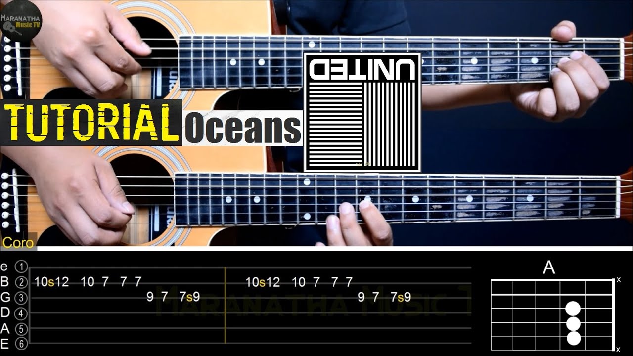 Océanos (Oceans - Hillsong United) || Instrumental a 2 Guitarras | TAB | ACORDES