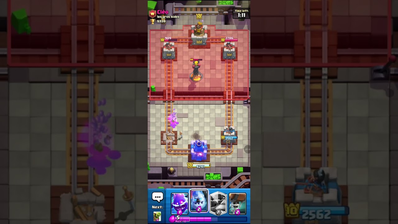 Day 3 of clapping  kids  in  clash  #clashroyale 