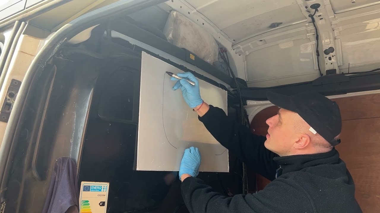 DIY Bulkhead Window Transit Custom Van 