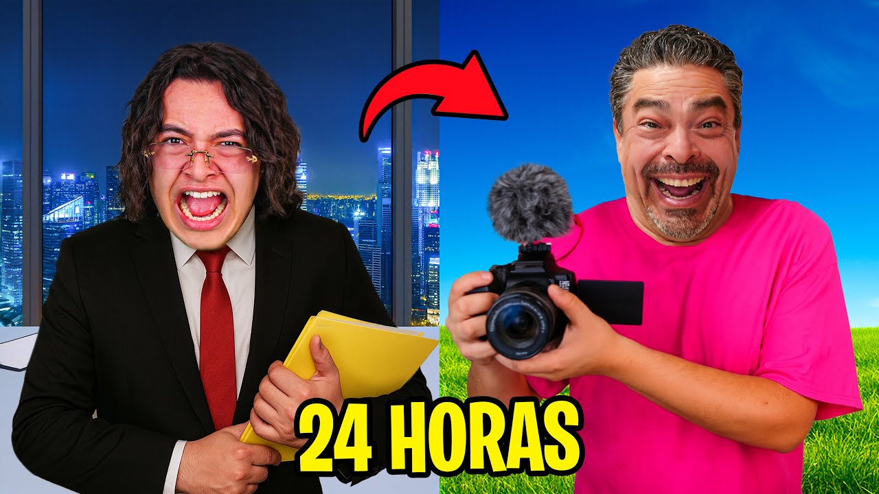 CAMBIO DE CUERPOS CON MI PAPA POR 24 HORAS!