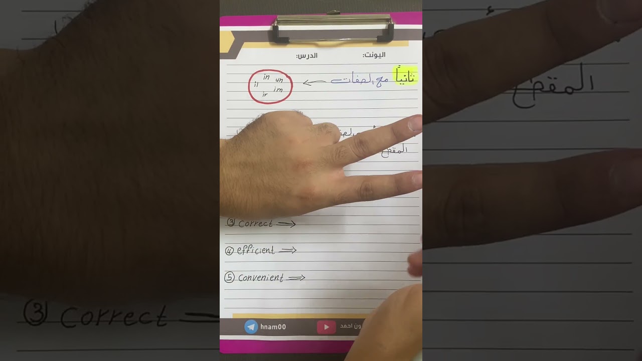 انجليزي السادس اعدادي | اليونت الاول | الدرس الرابع | الاضافات الأولية