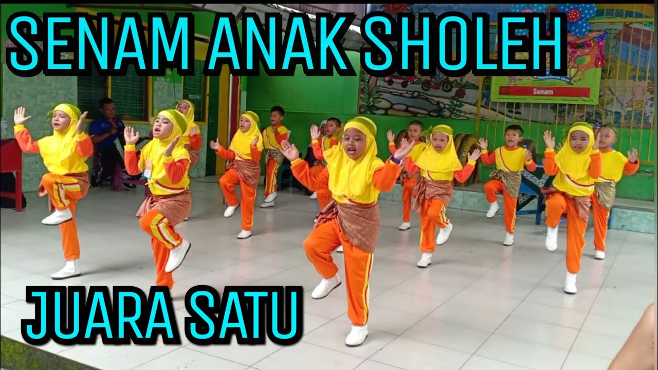 Senam anak sholeh versi anak tk paud aba nangsri kebakkramat karanganyar Jawa tengah