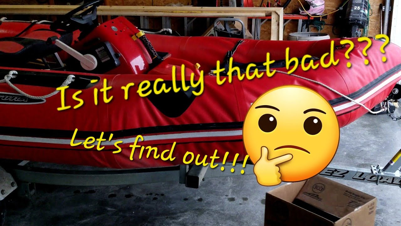 The Damage Can't Be That Bad, Can it?!? A Very Rare Zodiac Inflatable Boat Getting Fixed