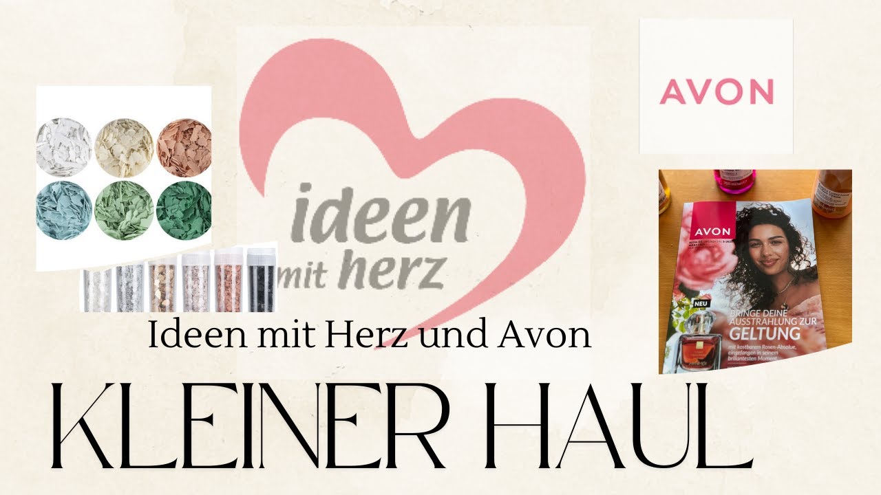 Kleiner Einkauf bei Ideen mit Herz und neue Avon Kataloge sind da