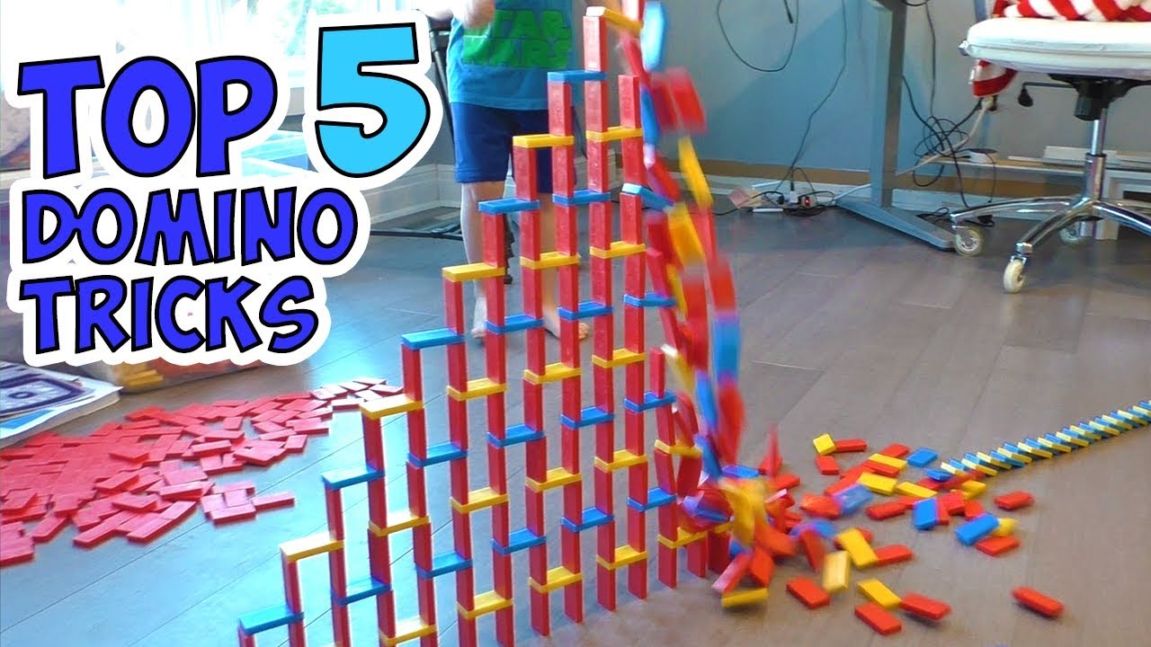 Top 5 Dominoes Tricks for Kids to Learn  | DavidsTV