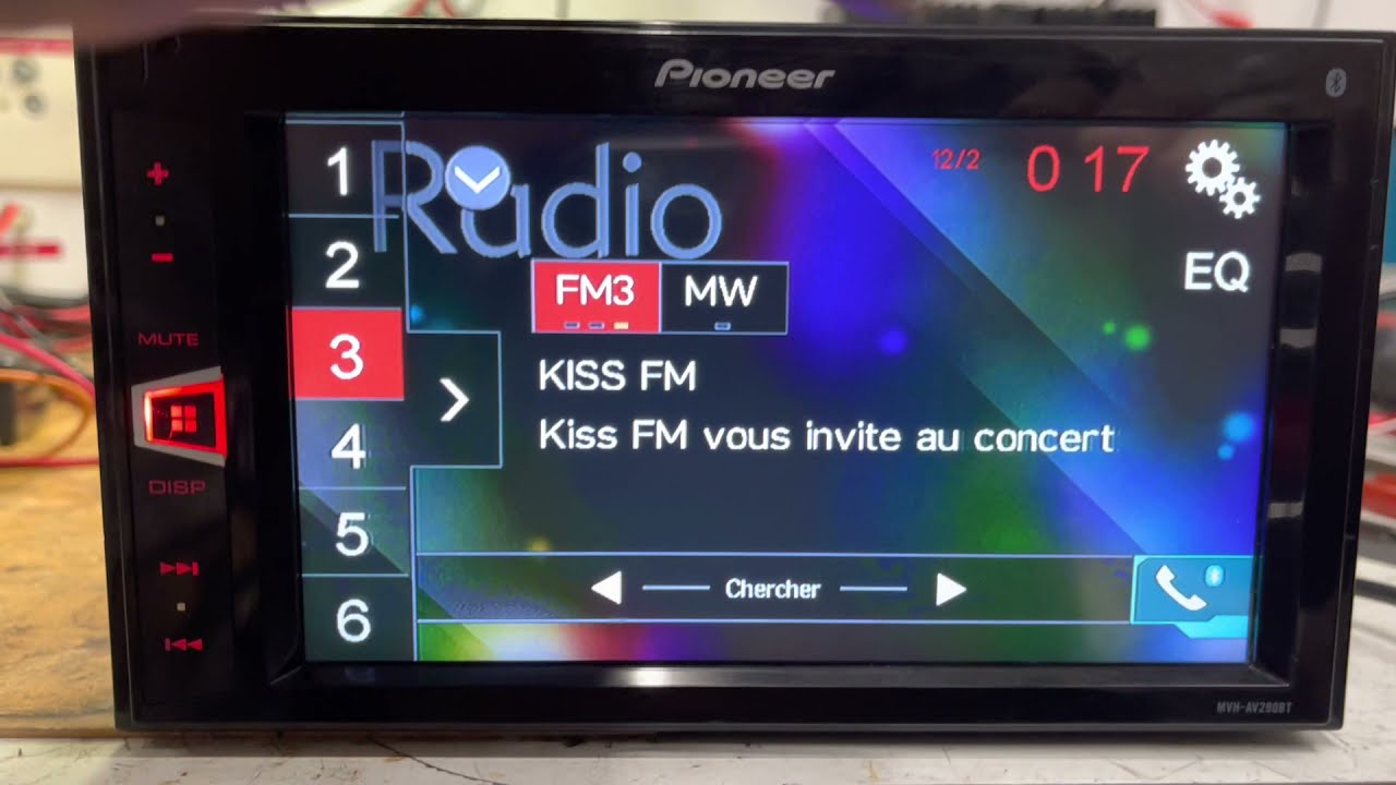 Restauration Autoradio Pioneer MVH-AV290BT
