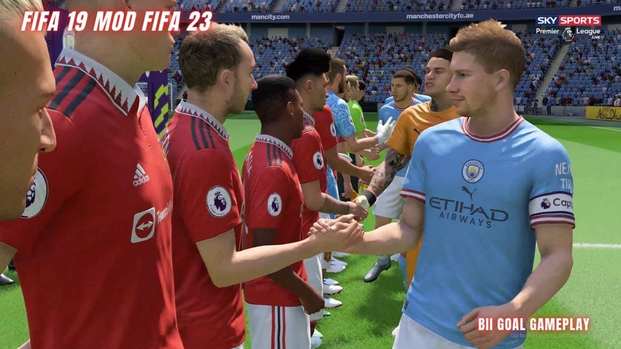🔴 Manchester City vs Manchester United | FIFA 19 MOD FIFA 23 | ALL IN ONE & LATEST SQUAD 2022/2023
