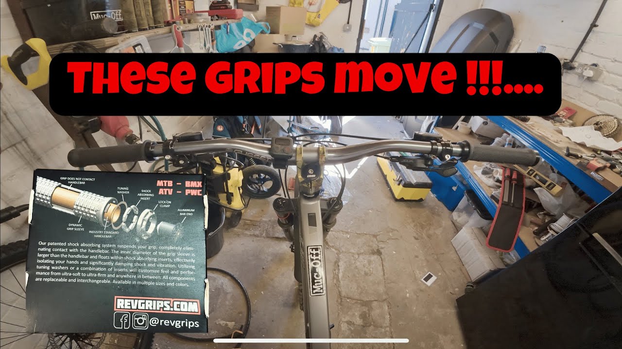 Say Goodbye to Arm Pump? RevGrips Suspension Grips !