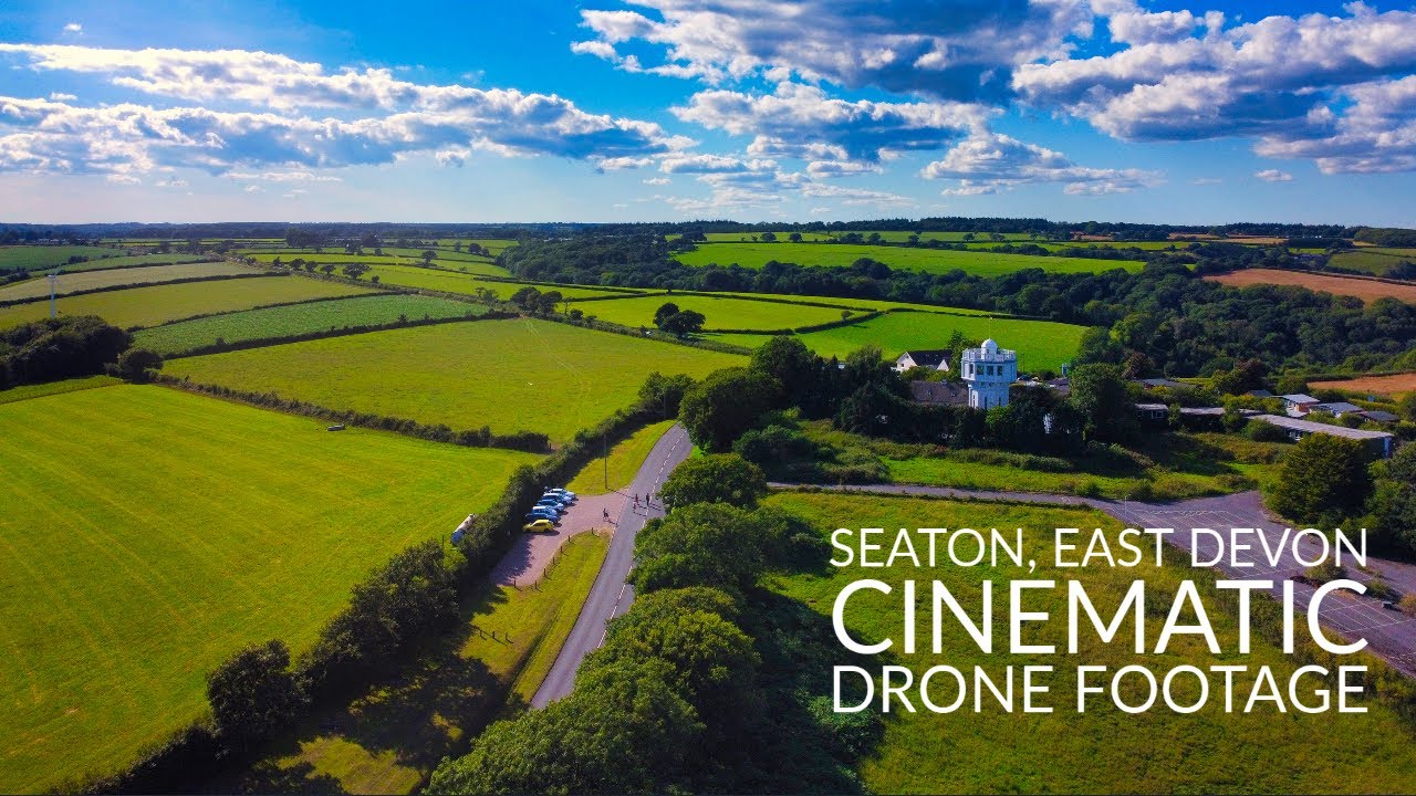 Seaton & Countryside (East Devon, England) | Cinematic Drone Footage (2K) | DJI Mavic Mini