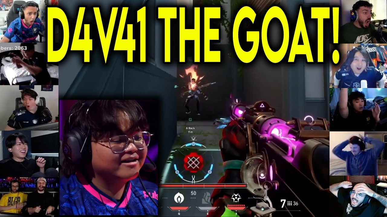 Valorant Streamers React To PRX D4v41 HITTING THE CRAZIEST 1v2 CLUTCH Against G2 In Masters Santiago