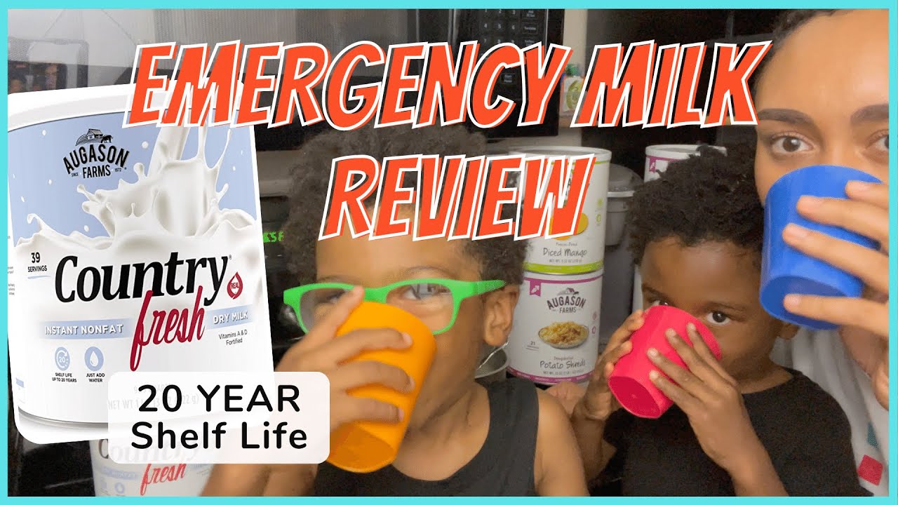Freeze Dried FRESH MILK Review | Auguson Farms | Emergency Prepper | Long Term Food Shortage 2022