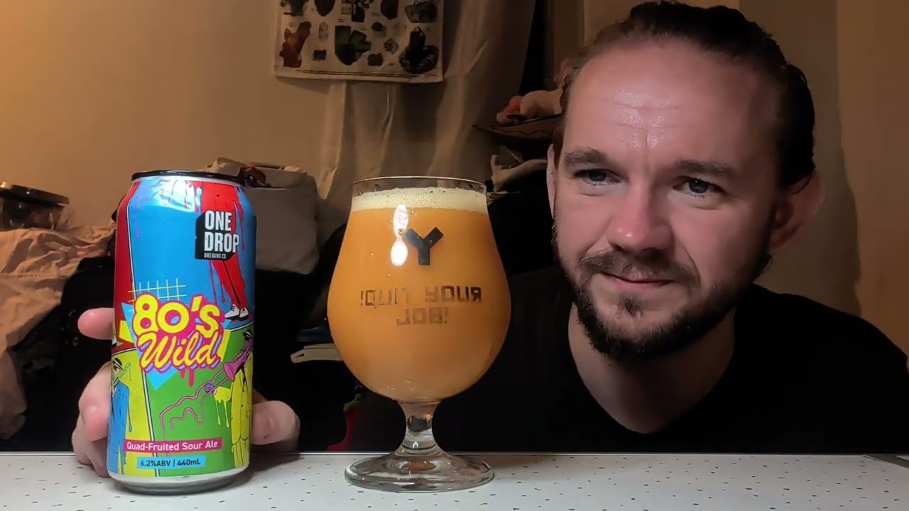 Обзор пива № 4457: One Drop Brewing Co. - 80s Wild (Новый Южный Уэльс, Австралия) #Пиво #Крафтово...