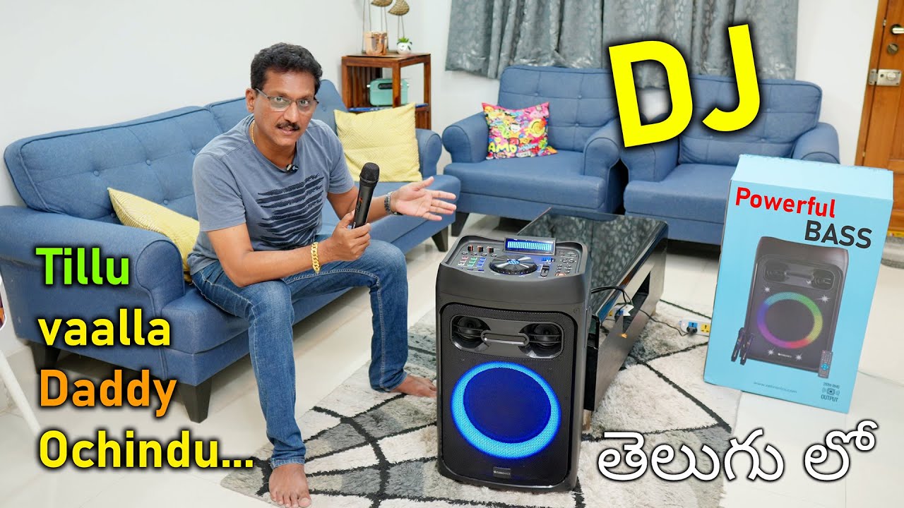 Zebronics Zeb Riser DJ Speaker🤯 Unboxing in Telugu...