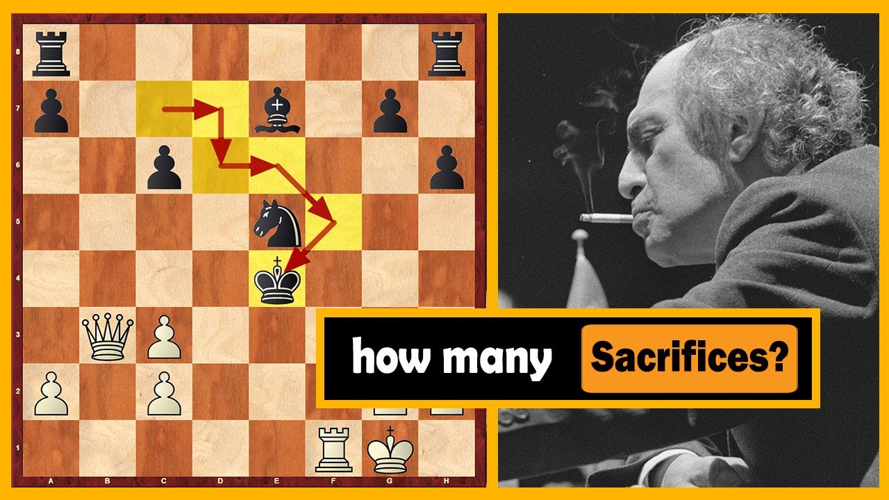 Best Of The Best! Tal Sacrifices A Piece, Both Rooks And The Queen