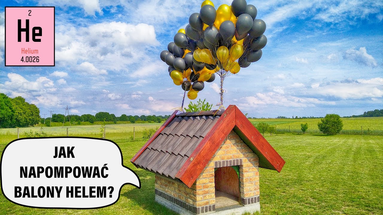 Jak napompować balony helem?