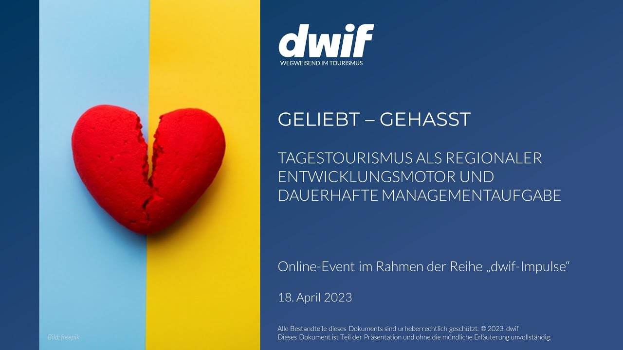 dwif Impulse: TAGESTOURISMUS