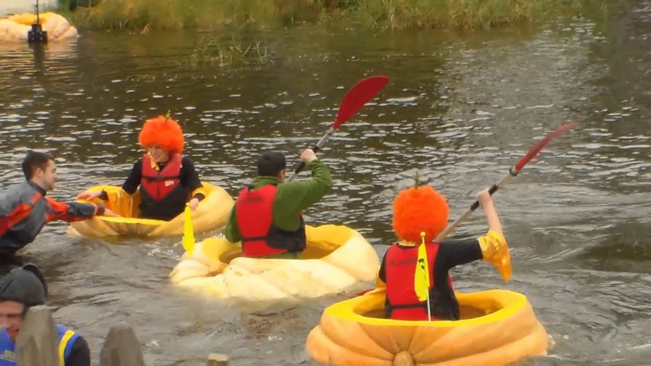 Тыквенная Регатта  в  бельгийском  городке  Kasterlee