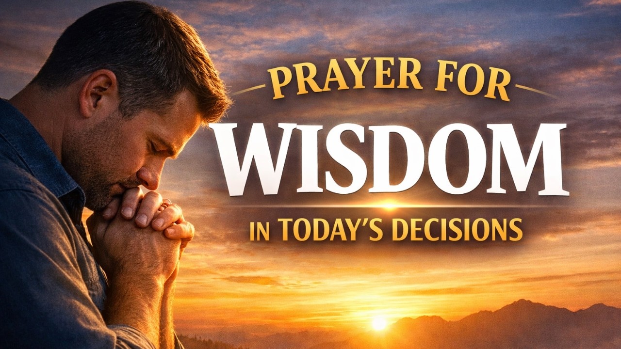 A Prayer for Wisdom in Today’s Decisions | Morning Prayer for Guidance & Peace