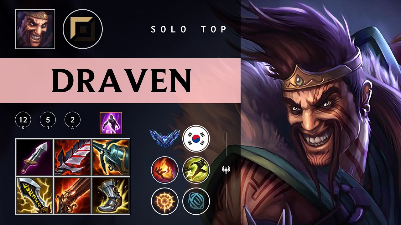 Draven Top vs Yasuo - KR Diamond Patch 26.04