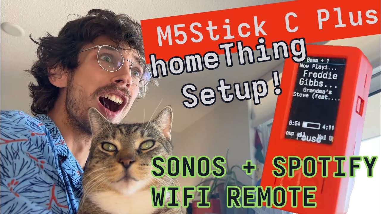 Home Assistant Wifi Smart Home Remote - M5Stick C homeThing Setup