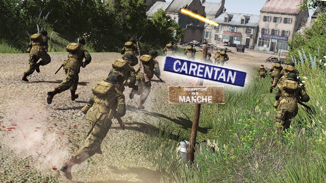 BAND OF BROTHERS.. but as RTS? | New Gates of Hell Airborne DLC | Battle of Carentan