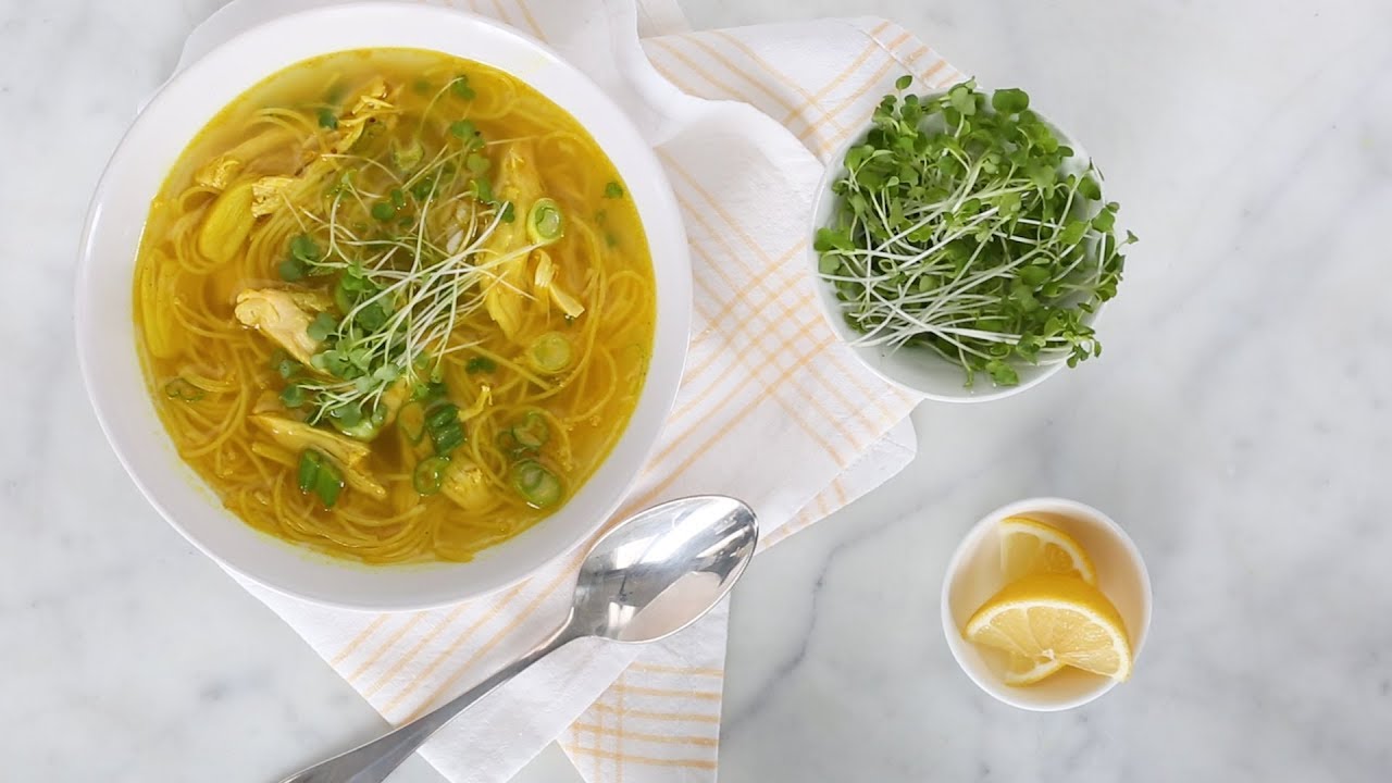 Ginger-Spice Chicken Soup- Everyday Food with Sarah Carey