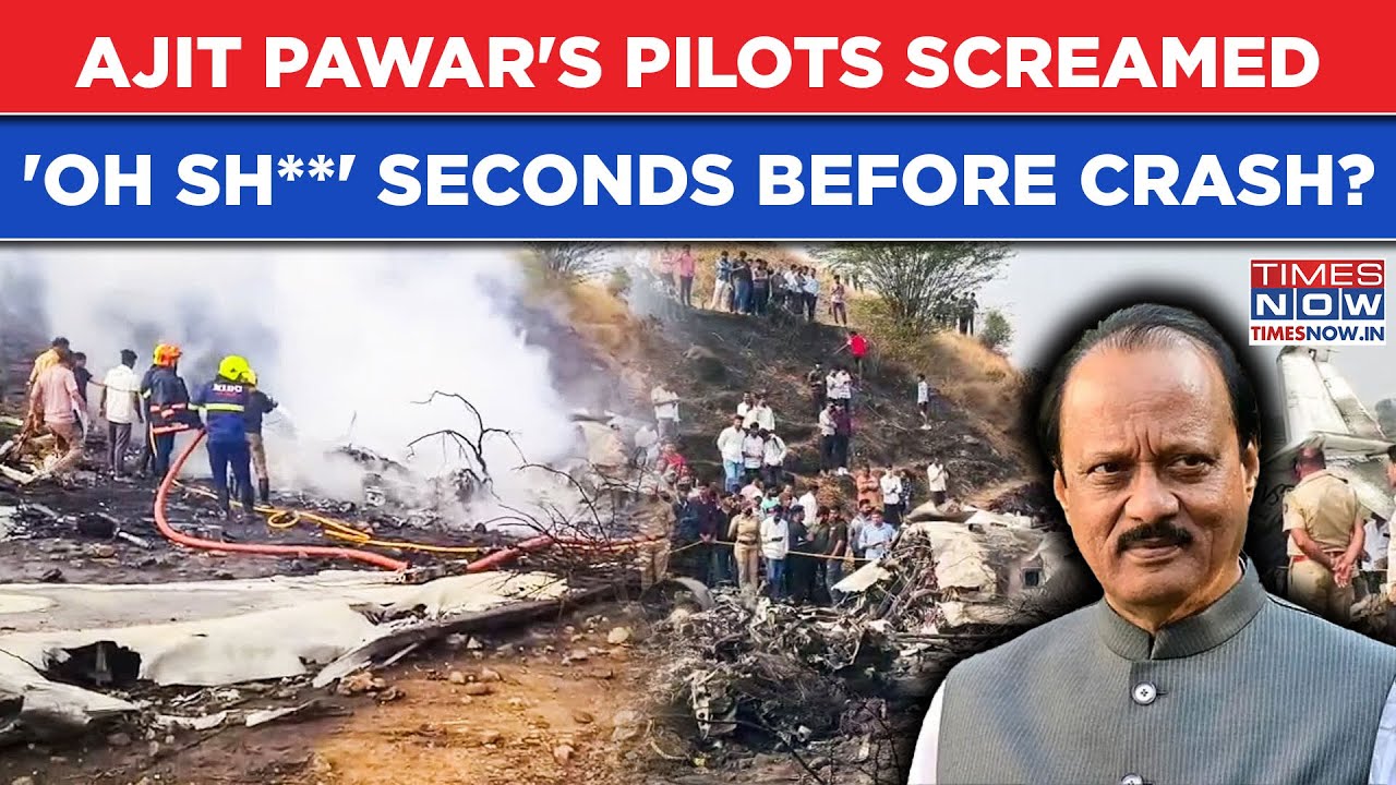 Ajit Pawar's Crew Screamed 'Oh Sh**' Moments Before Plane Crashed In Baramati? Last Words In Cockpit