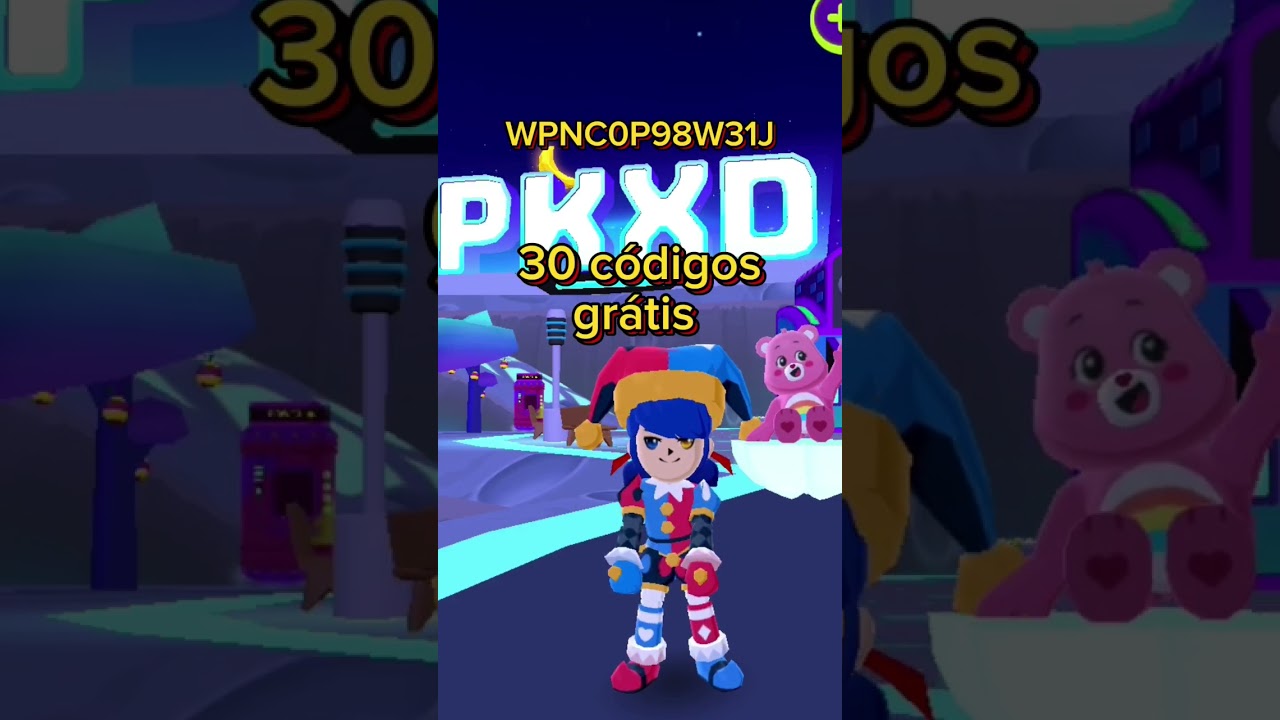30 c&oacute;digos de gemas gr&aacute;tis PK XD #pkxd #shorts #pkxdcreator