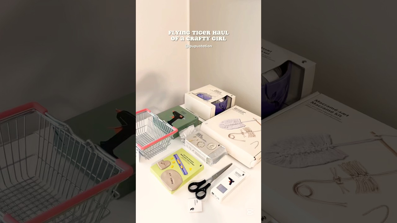 My Flying Tiger haul - DIY ideas | Pupu Station #shorts #hobby #flyingtiger